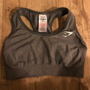 Gymshark Charcoal Sports Bra